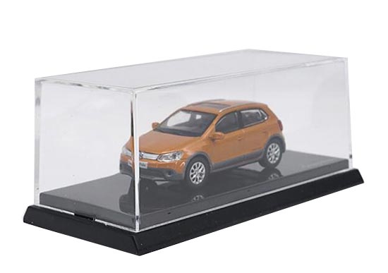 1:64 Scale Orange Diecast Volkswagen Cross Polo Model