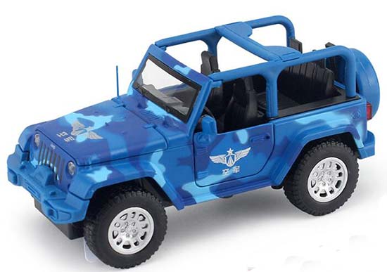 1:32 Scale Kids Blue Diecast Jeep Wrangler Toy