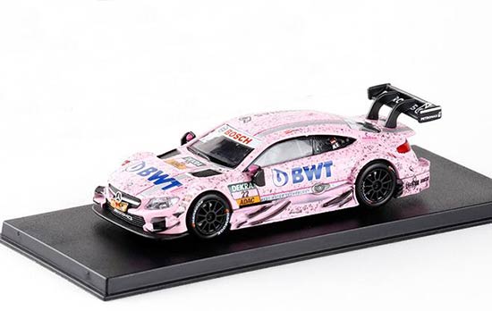Kids 1:43 Scale Pink Diecast Mercedes-Benz C63 AMG DTM Toy