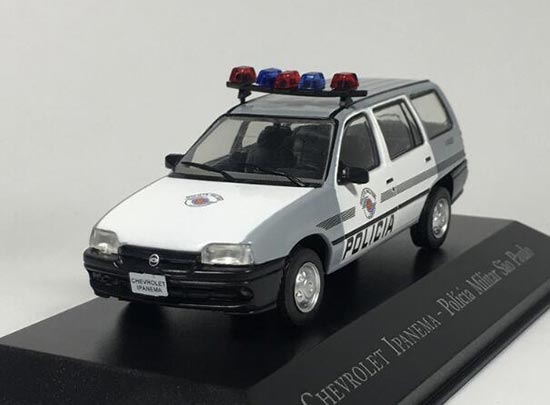 IXO 1:43 Scale Diecast Chevrolet Ipanema Police Car Model