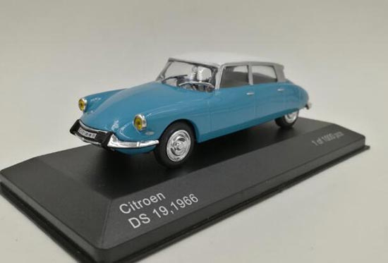 Blue WhiteBox 1:43 Scale Diecast 1966 Citroen DS 19 Model