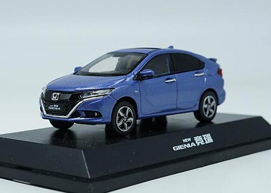1:43 Scale Blue Diecast 2016 Honda New Gienia Car Model