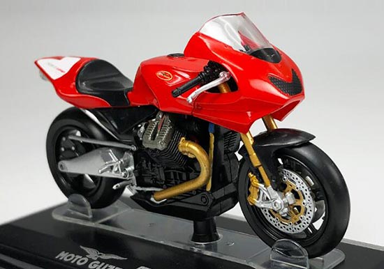 1:22 Red Diecast Moto Guzzi MGS-01 Corsa Motorcycle Model