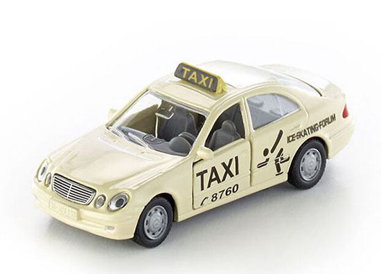 Kids White SIKU 1363 Diecast Mercedes-Benz Taxi Toy