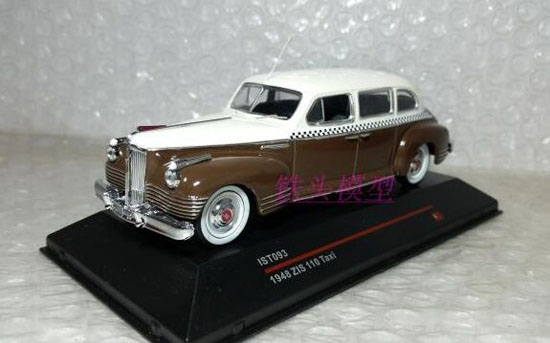 1:43 Scale Brown Diecast IST093 1948 ZIS 110 Taxi Model